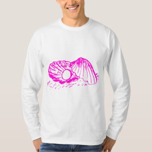 Zazzle Pearl Style Manga larga básica camiseta pa