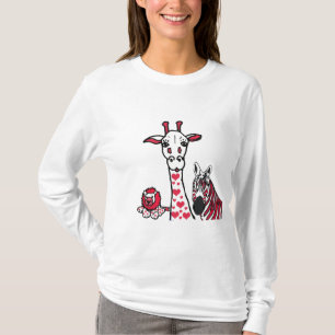 ZB- camisa del animal del el día de San Valentín