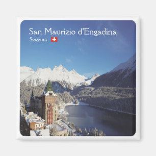 zCH018 SAN MAURIZIO D'ENGADINA imán frigorífico su