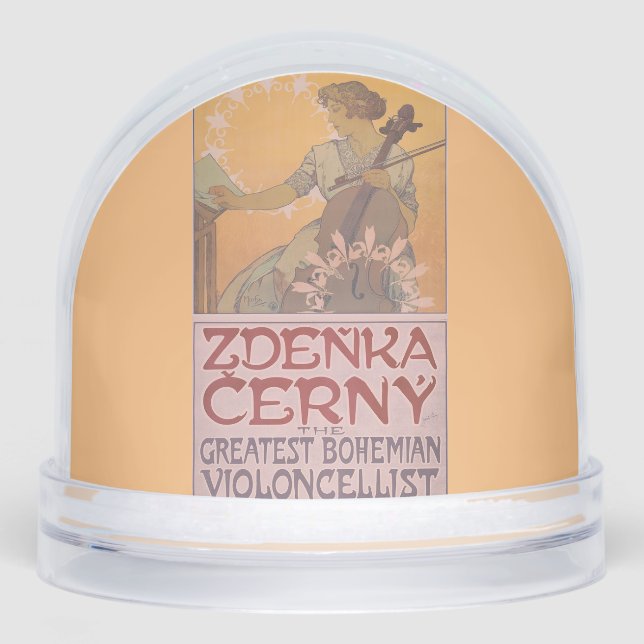 Zdenka Cerny poster by Alphonse Mucha  (Anverso)