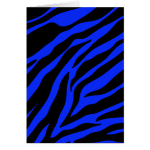 zebra azul
