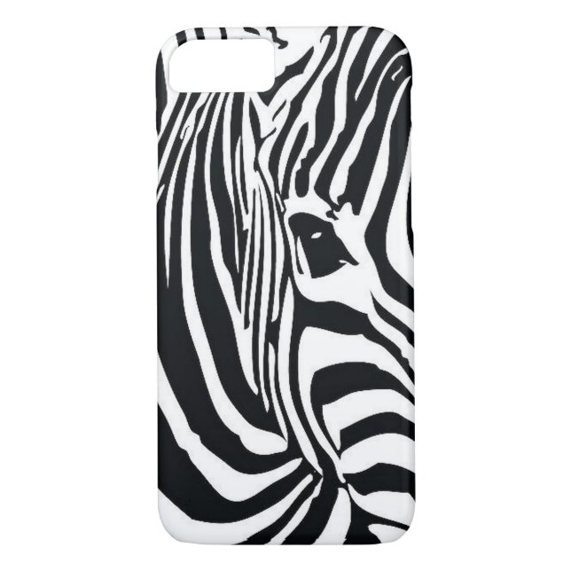 Zebra iPhone X/8/7/11 Apenas hay Funda (Reverso)