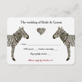 Zebra Love RSVP