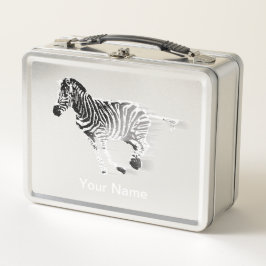 Zebra Lunch Box - Regalo Safari personalizado