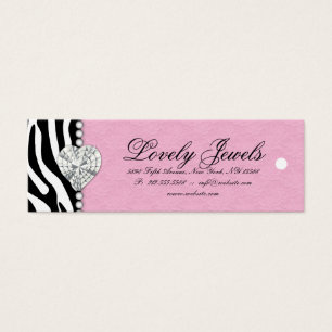 Zebra Pearl Lace Jewels Precio Etiqueta Rosa