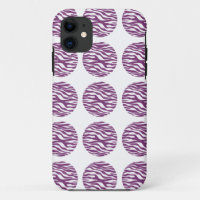 Zebra Print Polka Dots iPhone 5 Tough Xtreme Funda