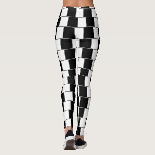Zebra Skeleton Dazzle Leggings (Reverso)