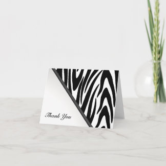 Zebra Stripes Gracias Nota