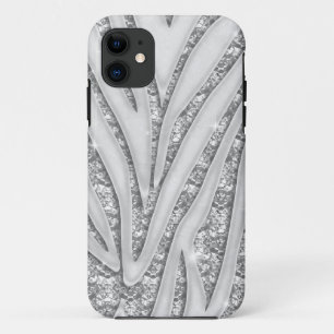 Zebra Stripes White Diamond iPhone 5 Funda
