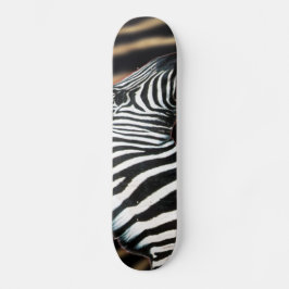 Zebra Stripes Wildlife Animal Art skateboard