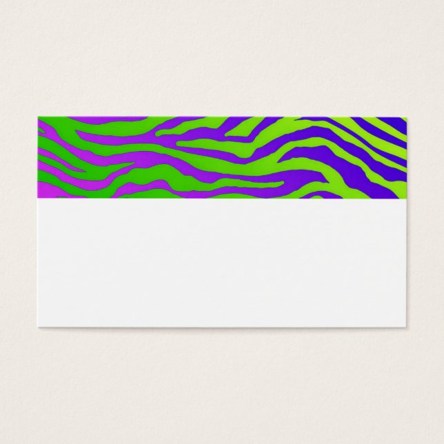 Zebra verde (Frente)