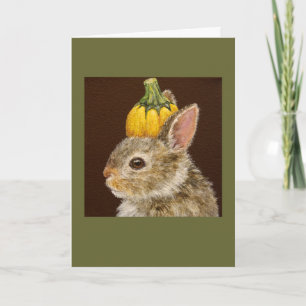 Zeke la tarjeta de conejo para bebés