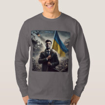 Zelenskyy apoya la camiseta de los hombres de Ucra