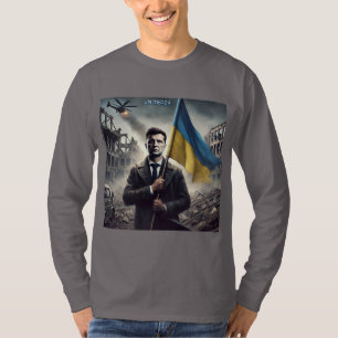 Zelenskyy apoya la camiseta de los hombres de Ucra