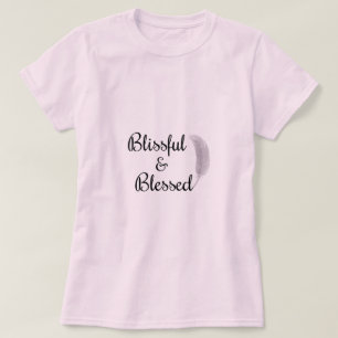 Zen Angel Feather energía positiva camiseta rosa