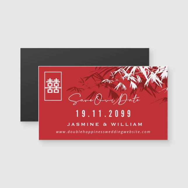 Zen Bamboo deja la boda china salva la fecha (Anverso/Reverso)
