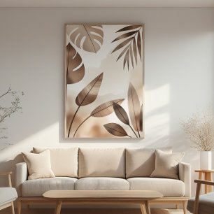 Zen botánico - Poster mínimo - Decoración japonesa