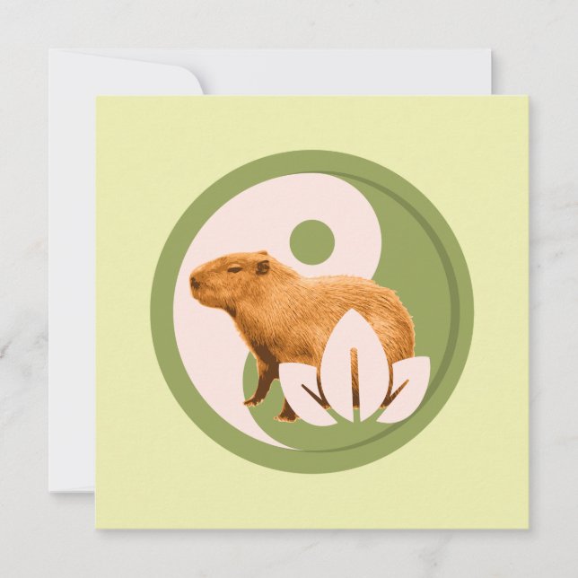 Zen Capybara Yin Yang (Anverso)