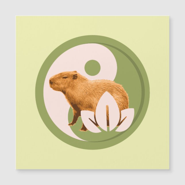 Zen Capybara Yin Yang (Anverso)