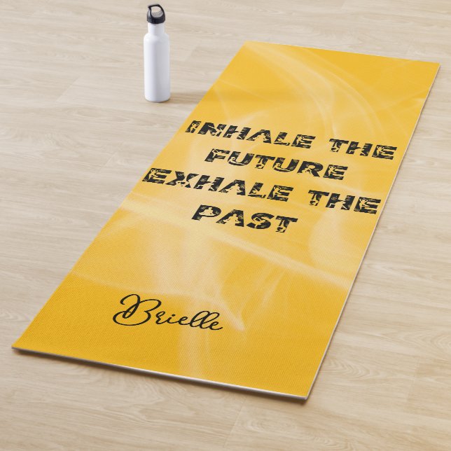 Zen | Cotización del yoga | Mat de nombre personal (In situ)