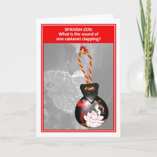 Zen español una tarjeta de cumpleaños divertida de