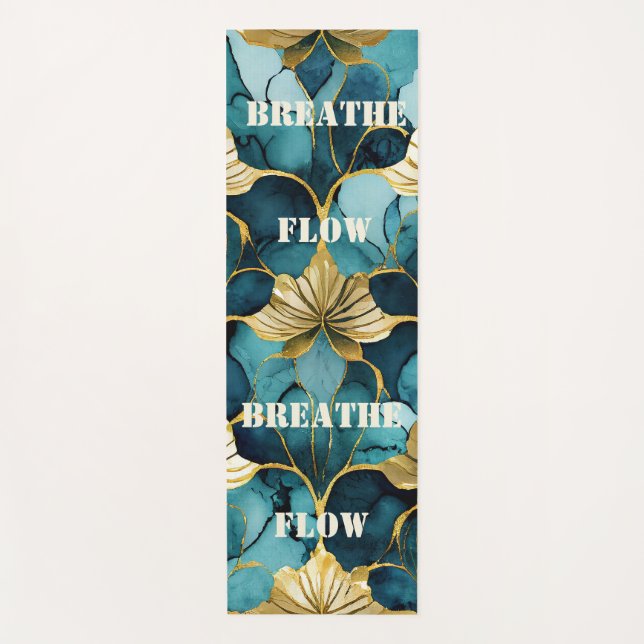 Zen Flow Japonés Art Yoga Mat (Anverso)