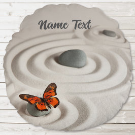 Zen Garden Meditación Cojín decorativo redondo