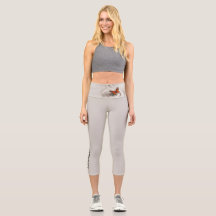 Zen Garden Monarch Mariposa Capri Leggings