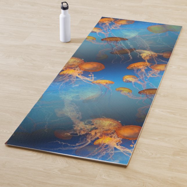 Zen Jellyfish Yoga Mat (In situ)
