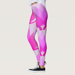 Zen Pink Lotus Leggings