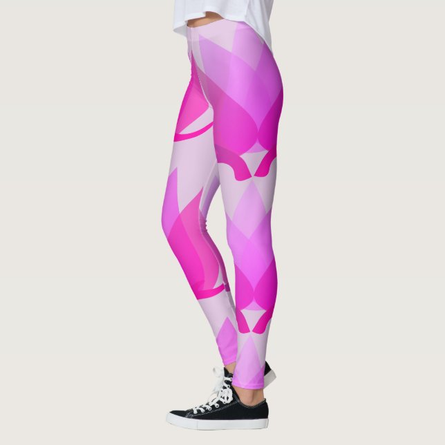 Zen Pink Lotus Leggings (Izquierda)