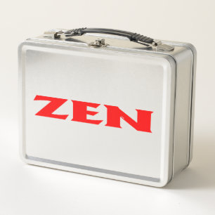 Zen red stainless lunbox