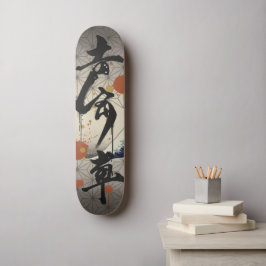 Zen Skateboard – Japanese Ukiyo-e Inspired Art