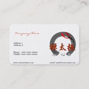 Zen Tai Ji con tarjeta de visita Kois