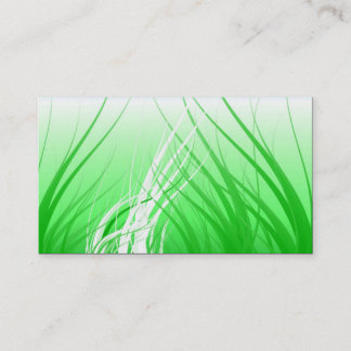 Zen - tarjeta de visita floral verde
