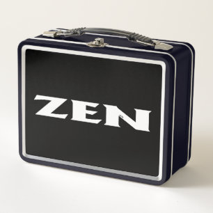 Zen white black lunbox