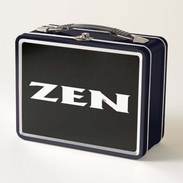 Zen white black lunbox (Anverso)