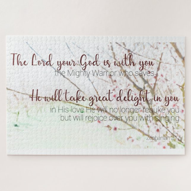 Zephanías 3 17 Rompecabezas (Horizontal)