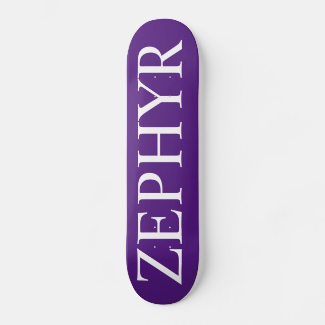 ZEPHYR TRIBUTE Skateboard (Anverso)