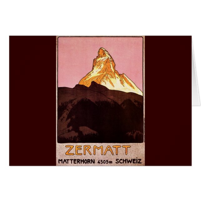 Zermatt Suiza (Anverso (Horizontal))