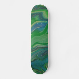 Zesty 1 Wild Crazy Green Skateboard Deck