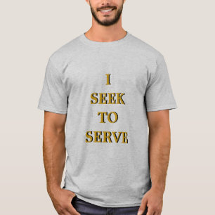 Zeta Chi Yo Busco Servir Camisa