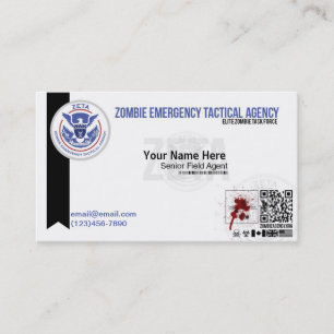 ZETA de la tarjeta del zombi ID/Business