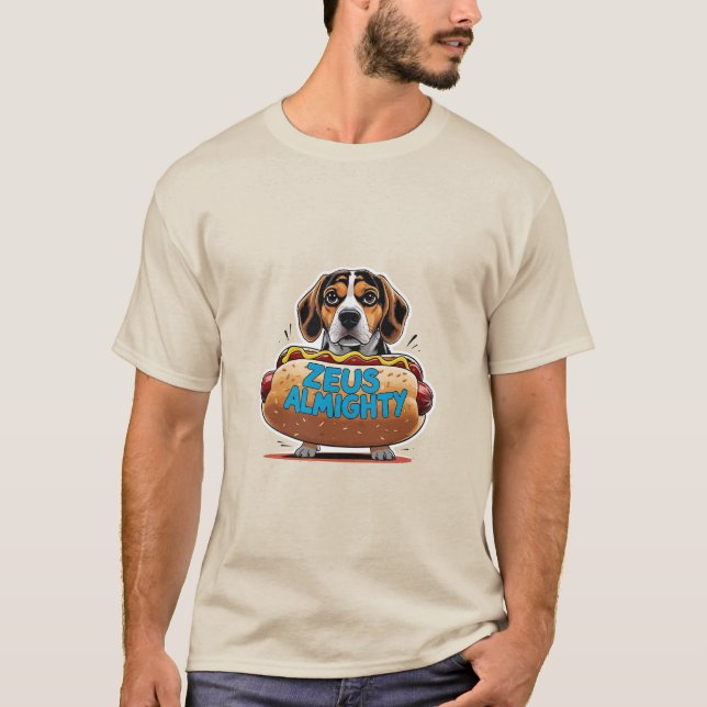 Zeus Todopoderoso!! Camiseta masculina (Anverso)