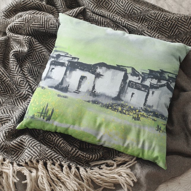 Zhongguo Cun - Cojín decorativo de aldea china (Subido por el creador)