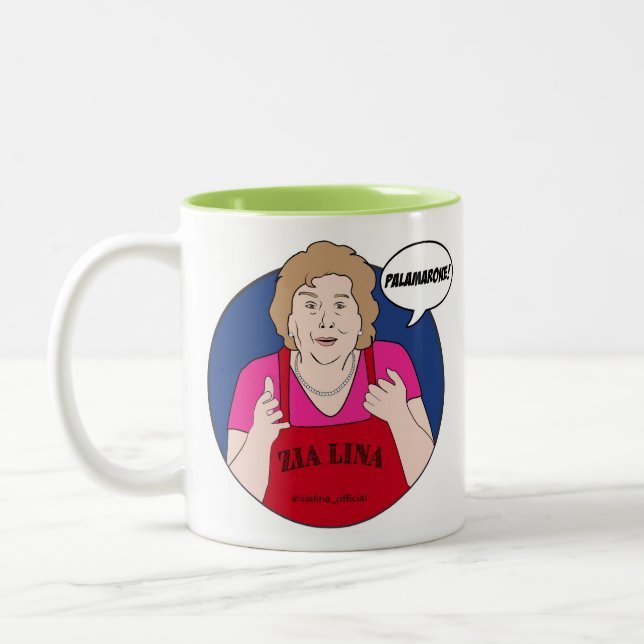 Zia Lina "¡Palamarone!" Taza (Izquierda)