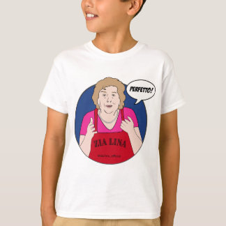 Zia Lina "¡Perfetto!" Camiseta para niños