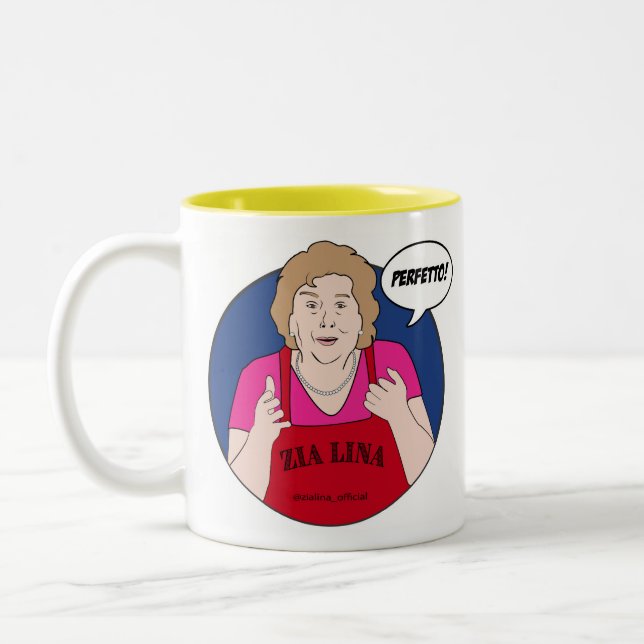 Zia Lina "¡Perfetto!" Taza (Izquierda)