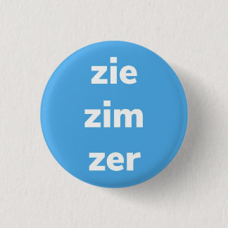 Zie/Zim/Zer Pronouns Pin, botón