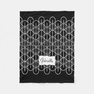 Zig zag colorido manta de nombres